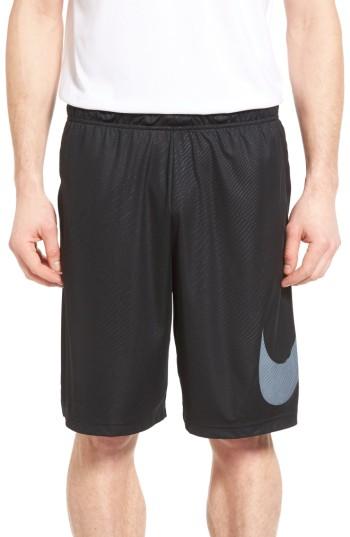Men's Nike Dry Training Shorts, Size - Black