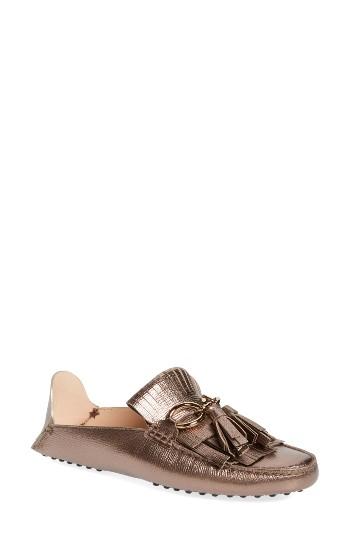 Women's Tod's Gommini Fringe Mule