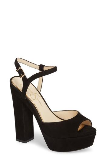 Women's Jessica Simpson Lorinna Platform Sandal M - Black