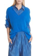 Women's Christian Wijnants Karwa Wool Blend Sweater - Blue