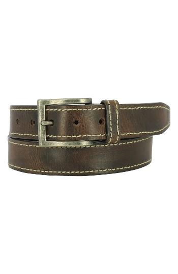 Men's Remo Tulliani Bo Leather Belt - Brown