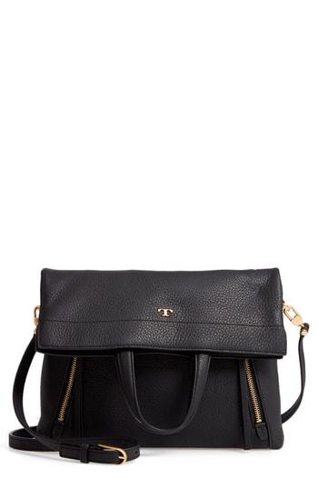 Tory Burch Half Moon Convertible Crossbody Bag - Black