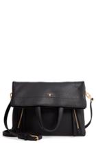 Tory Burch Half Moon Convertible Crossbody Bag - Black