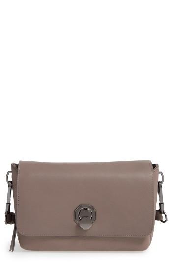 Louise Et Cie 'small Alis' Leather Crossbody Bag - Beige