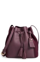 Longchamp Small Penelope Leather Tote - Purple