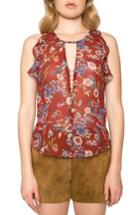 Women's Willow & Clay Ruffle Floral Print Top