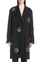 Women's Dries Van Noten Wool & Mohair Coat Us / 38 Fr - Blue