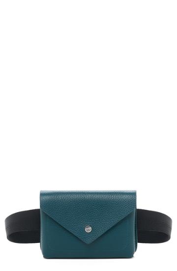 Botkier Vivi Calfskin Leather Belt Bag - Green