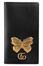 Gucci Farfalla Leather Iphone 7 Case - Black