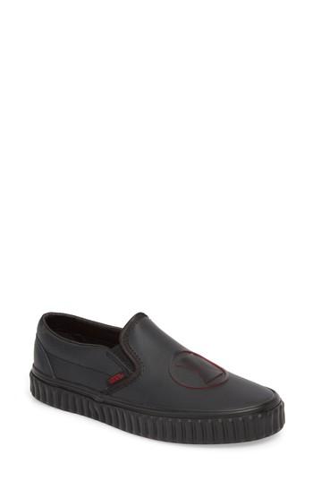Women's Vans Ua Marvel Black Widow Classic Slip-on .5 M - Black
