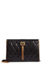 Givenchy Gem Quilted Leather Frame Shoulder Bag -