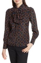 Women's Tracy Reese Bow Neck Silk Blouse
