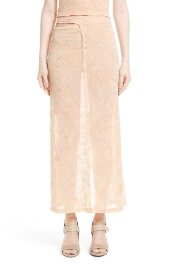 Women's Eckhaus Latta Embroidered Midi Skirt