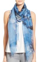 Women's Badgley Mischka Floral Print Modal & Silk Scarf, Size - Yellow