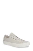 Women's Converse All Star Leather Patent Low Top Sneaker .5 M - Grey