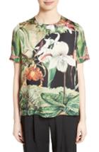 Women's Adam Lippes Print Silk Tee