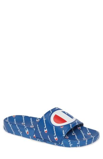 Men's Champion Ipo Repeat Sports Slide M - Blue