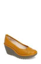 Women's Fly London Yuzi Wedge .5-6us / 36eu - Yellow