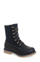 Women's Timberland 'authentic' Roll Top Faux Fur Lined Boot M - Black