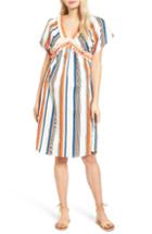 Women's Moon River Stripe Linen & Cotton Dress