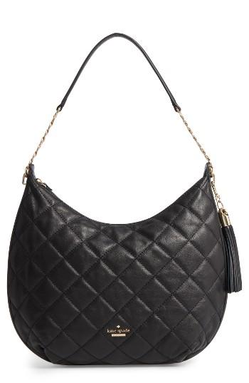 Kate Spade New York Emerson Place - Tamsin Leather Hobo - Black