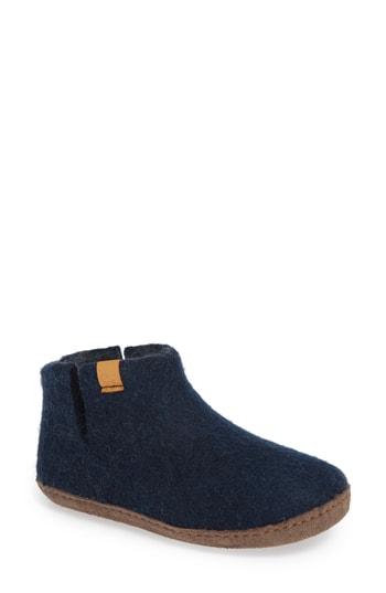 Women's Green Comfort Everest Wool Slipper Eu - Blue