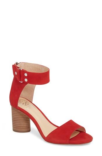 Women's Vince Camuto Jannali Ankle Strap Sandal M - Red