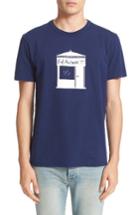 Men's Maison Kitsune Graphic T-shirt - Blue