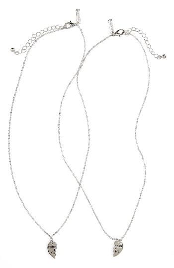 Women's Topshop Set Of Two Partner In Crime Necklaces