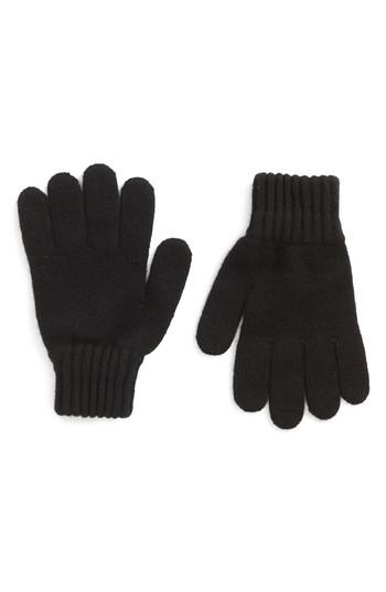 Men's Barbour Wool Gloves - Black