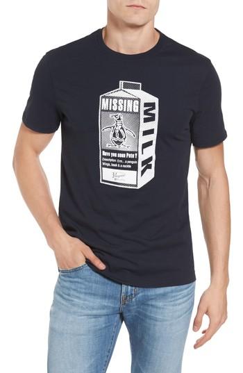 Men's Original Penguin Missing Pete Milk Carton T-shirt