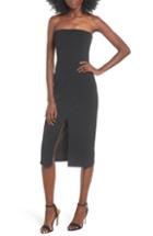 Women's Leith Strapless Midi Dress, Size - Black