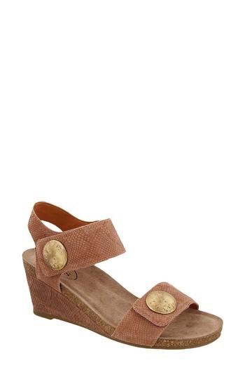 Women's Taos 'carousel 2' Wedge Sandal Eu - Pink