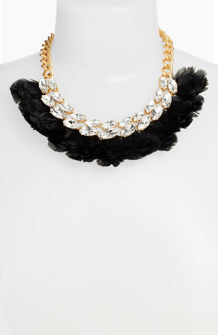 Women's Kate Spade New York Feather Statement Necklace