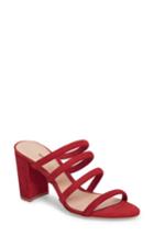 Women's Schutz Felisa Block Heel Sandal M - Red