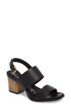 Women's Calvin Klein Rosemary Block Heel Sandal M - Black