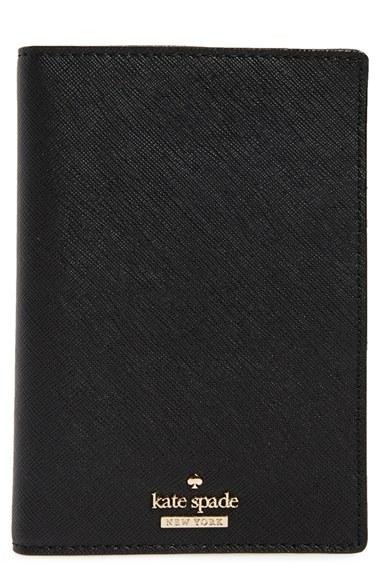 Kate Spade New York 'cameron Street' Leather Passport Holder -