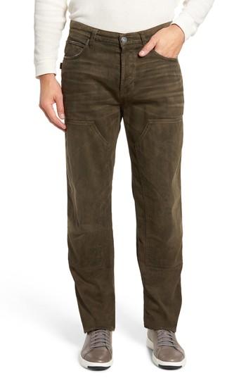 Men's Hudson Hunter Straight Fit Jeans - Brown