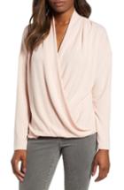 Women's Nordstrom Signature Cable Mix Asymmetrical Cashmere Sweater - Beige