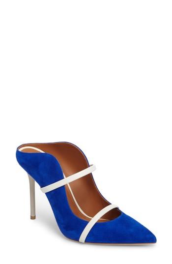 Women's Malone Souliers Maureen Double Band Mule Us / 35.5eu - Blue