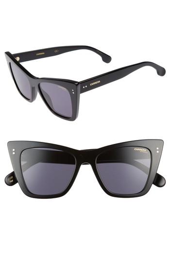 Women's Carrera Eyewear 52mm Cat Eye Sunglasses - Black