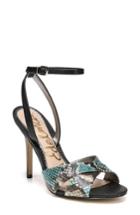 Women's Sam Edelman Aly Ankle Strap Sandal M - Blue/green