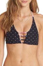 Women's Billabong Sweet Tide Reversible Bikini Top - Pink