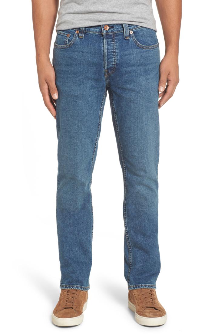 Men's Brixton Reserve Straight Leg Jeans X 34 - Blue