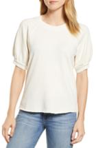 Women's Velvet By Graham & Spencer Short Sleeve Sweatshirt - Ivory