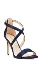 Women's Nine West Mydebut Cross Strap Sandal .5 M - Blue