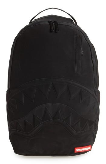 Men's Sprayground Ghost Shark Backpack - Black