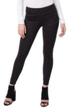 Petite Women's Liverpool Reese Cheetah Print Leggings P - Metallic