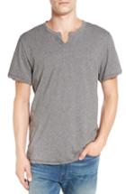 Men's Alternative Notch Neck T-shirt, Size - Metallic