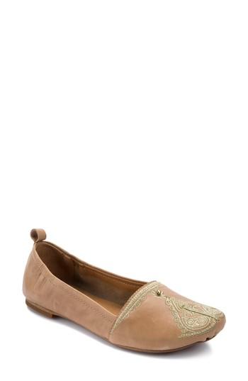 Women's Latigo Bonzai Embroidered Flat M - Brown